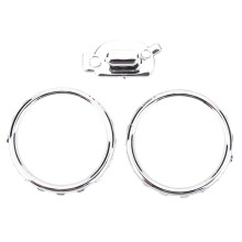3Pcs Accent Rings Accessories Profile Buttons Matte Chrome Plated for One Elite Series 2 Game Controller C