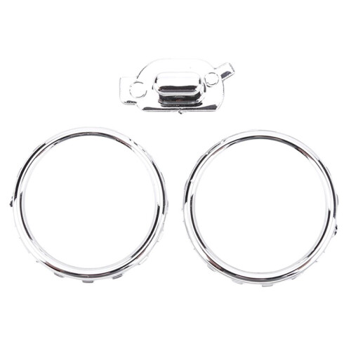 3Pcs Accent Rings Accessories Profile  Buttons Matte Chrome Plated for  One Elite Series 2 Game Controller C