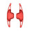 2PCS Car Steering Wheel Shift Paddle for GAC  Shadow Leopard Auto Accessories Rust-Proof Aluminium Alloy (Red) 1