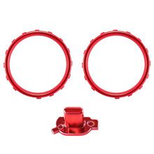 3Pcs Accent Rings Accessories Profile Buttons Matte Chrome Plated for One Elite Series 2 Game Controller A