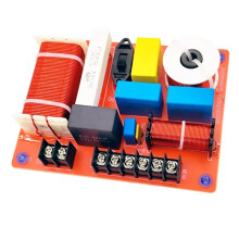 3 Ways 500W Audio Speaker Crossover Treble Medium Bass, 850Hz-5500Hz High Fidelity Audio Crossover for Home Audio System