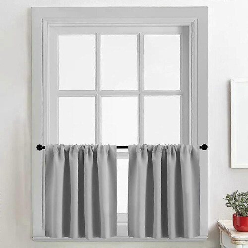 Κουρτίνα συσκότισης 76x60cm Γκρι Κουρτίνες συσκότισης Θερμικές κουρτίνες 1