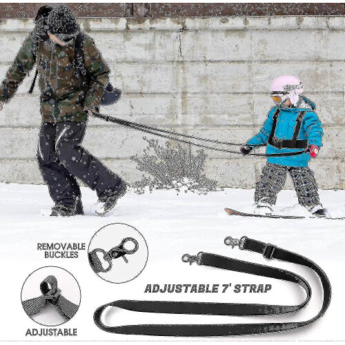 Kinder-Skigurt, robuster Ski-Schultertrainingsgurt, Ski-Trainingsleine 2
