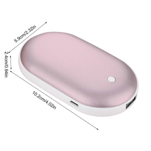 Θερμαντήρας χεριών 5000/10000mAh Φορητός φορτιστής τσέπης 2 σε 1 PowerBank Χειμερινός 2