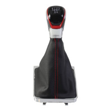 For B6 B7 CC 2005-2013 New Gear Shift Knob 5 Speed MT Lever Change Stick with Gaiter Boot Cover