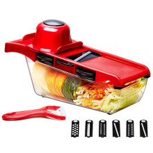 Vegetable Cutter with Steel Blade Slicer Potato Peeler Carrot Cheese Grater Vegetable Slicer Kitchen Accessories