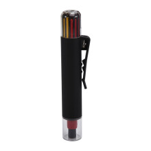 Solid Carpenter Pencil Woodworking Mechanical 3 Colors Refill Construction Marking Scriber Built-in Sharpener Black