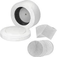 Large Microwave Kiln with 20Pcs Kiln Paper,Fusing Glass Jewelry DIY Tools for Melting Jewelry Making Fuseworks Beginners