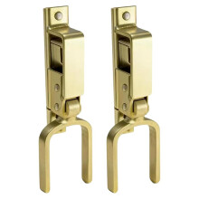 2pcs Heavy-Duty One-Hand Gate for Farm, Ranch & Backyard Auto-Lock, Rust-Resistant Steel, Easy Install