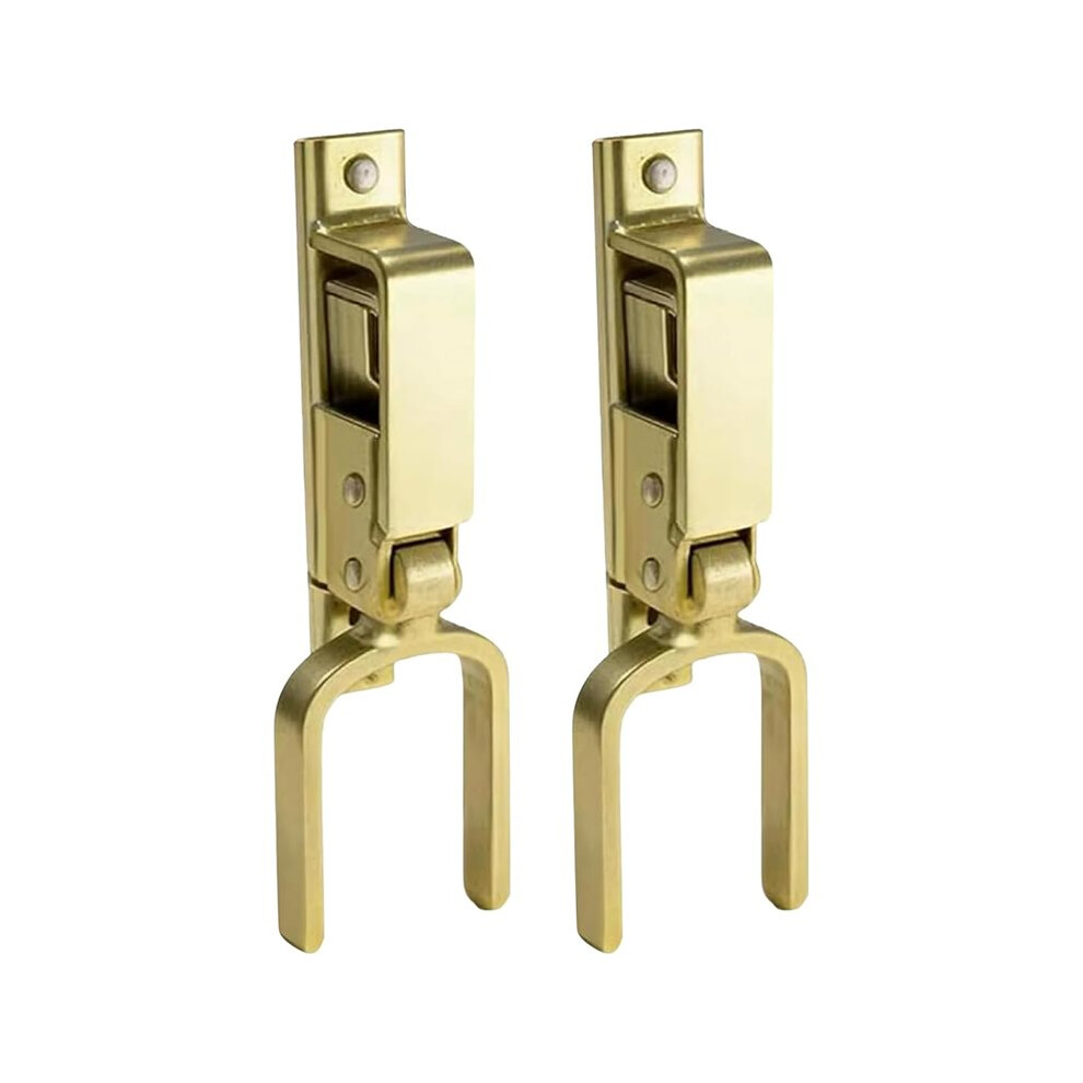 2Pcs Heavy-Duty One-Hand Gate For Farm, Ranch & Backyard Auto-Lock, Rust-Resistant Steel, Easy Install 4712623312557