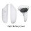 Battery Cover for  Quest 2 Controller,Charging Cover for Meta Quest 2 Left Right Controller 3