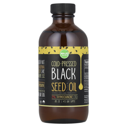 Maju Superfoods, Κρύο-Επιταχυνόμενο Μαύρο Σπόρο της Κολόκυνθης, 8 fl oz 2