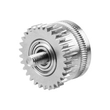 3X Extruderväxel i Härdat Stål för K1/K1C/K1 Max/Ender3v3/V3Plus Slitstark Dubbelväxel