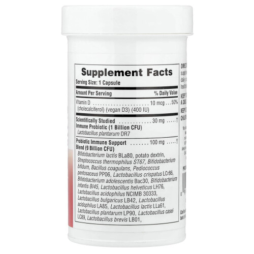 NaturesPlus, Immun Probiotik, 10 Billion CFU, 30 Capsuler 1