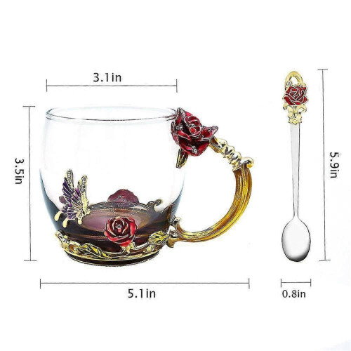 Tekopp Kaffemugg Koppar, Glas Kaffekoppar 2