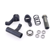 1 Set 8028 Steering Clutch Componen & 2Pcs 8124 Metal 75-85Mm Steering Rod for 1/8 Zd Racing 9116 9020 9072 9071 9203