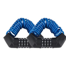 2pcs Helmet Lock Anti-Theft 4 Digit Password Road Bike Locks for Scooter Motorcycle Portable Cycling Bicycle Cable Lock