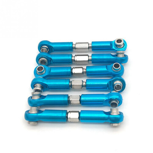 12Pcs Adjustable Metal Linkage Pull Rod Front /Rear Servo Link for ,6Pcs Grey & 6Pcs