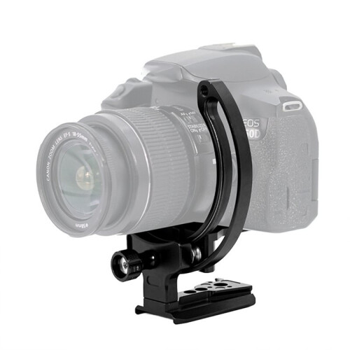Suporte de Lente para Câmera DSLR Semicircular Horizontal Vertical com Engate Rápido para  e para 2