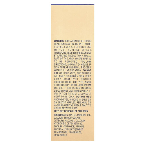 Creme de Remoção de Pelo da Nair, Para Lábios Superiores, Queixo e Face, 2 oz (57 g) 2