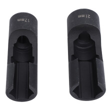 Ensemble de 2 piÚces, clé à douille en acier tungstÚne chromé de 1/2 pouce pour ligne de carburant