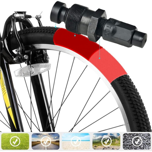 CWP-7 Compact Crank Puller, Bicycle Disc Brake Pad Straightener, Chain Tool, Pedal Wrench, Crank Puller 1