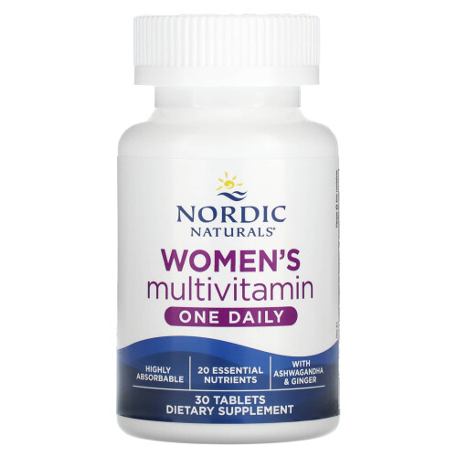 Nordic Naturals Nordic Naturals, Γυναίκα Πολυβιταμίνη, Ένα Ημερήσιο, 30 Τάμπλετες 2