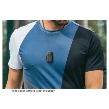 Cordão Magnético para Câmera de Ação C300, Alça de Pescoço Portátil e Ajustável, Ideal para Viagens, Vlogs e Esportes.