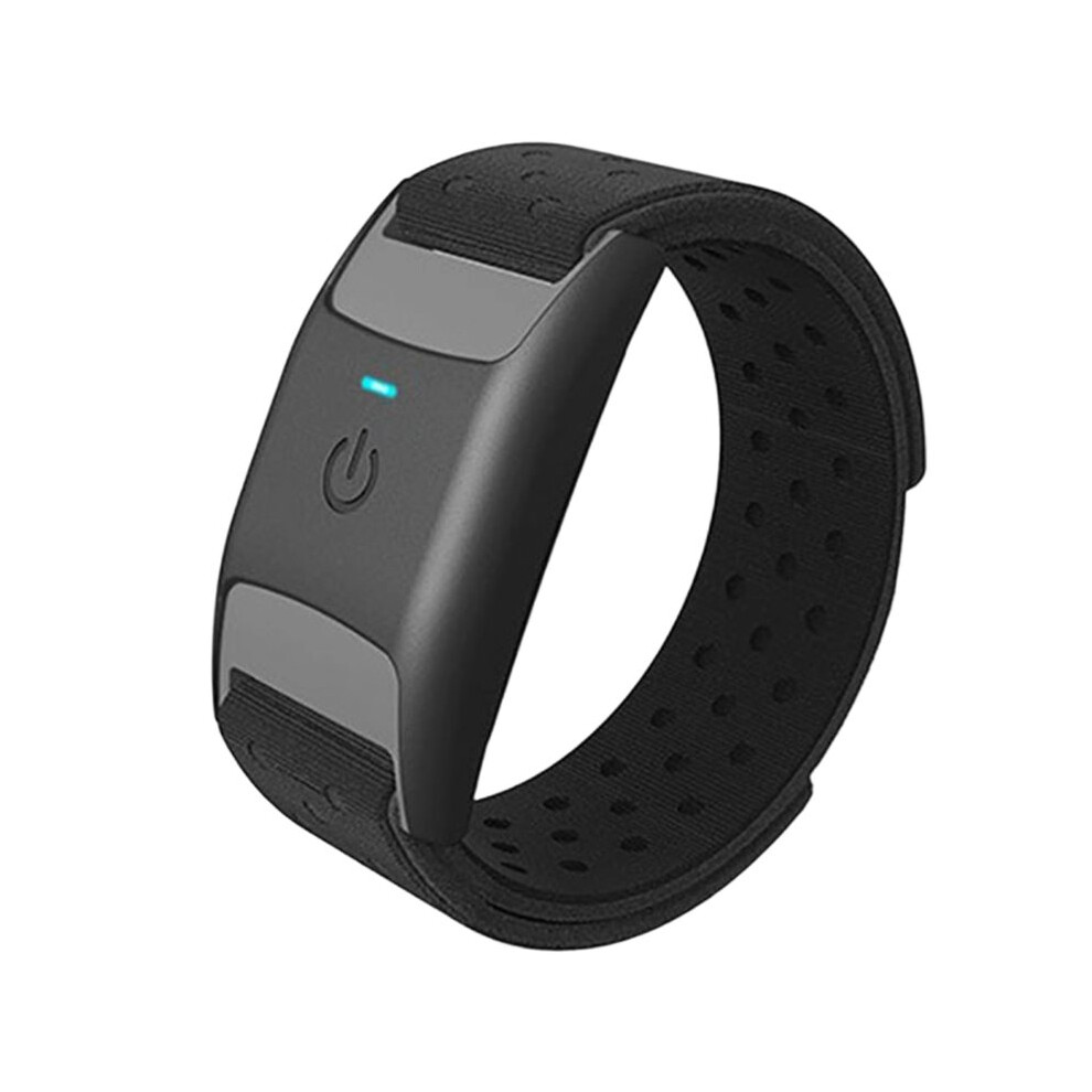 Heart Rate Monitoring Armband, Heart Rate Sensor, IP67 Waterproof Rating, ANT+ , 60-Hour Battery Life. Black