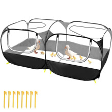 Kittenverblijf met Afneembare Bodem, Omkeerbare Zonbescherming, Binnenverblijf voor Kittens, Geschikt voor op Reis, Buitenverblijf voor Katten B
