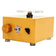 Pottery Wheel Machine 24W Electric Adjustable Speed Pottery with 2 Turntable Trays and 8 Clay Tools EU Plug