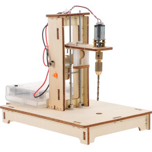 2Sets Mini Werkbankbohrer Holz DIY Bastelbohrmaschine Gelb