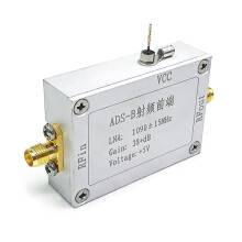 ADS-B 1090MHz RF Front-End RF Amplifier LNA Dual Filter Communications Parts 38dB High Gain