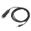 Rectangular Satellite DC Power Cable 5m 18AWG Waterproof for Mini to Car 14