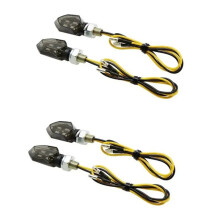 4Pcs Motorcycle Turn Signal Light Indicator Light 5 LED Motorcycle Signal Light for