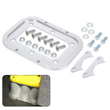 Billet Aluminum Alloy Battery Relocation Tray Hold Down Mount Bracket for Optima Battery Top 34 34/78 D34 D34/78 34M