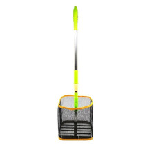 Portable Pickleball & Table Tennis  Picker, Extendable Retriever Scoop for Multi- Training Collection Yellow