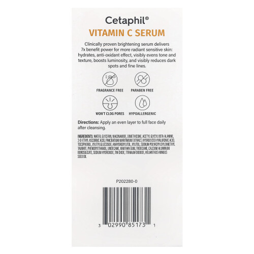 Cetaphil Κεταφίλ, Βιταμίνη C Σερουμ, Αroma-Free, 1 fl oz (30 ml) 2