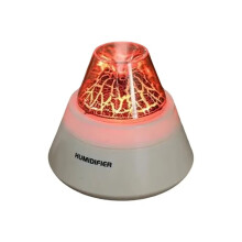 Vulkanischer Duftdiffusor, Ultraschall-Luftbefeuchter, Aromadiffusor mit Flammeneffekt, LED-Licht, Ätherische Öle - Geschenkidee B