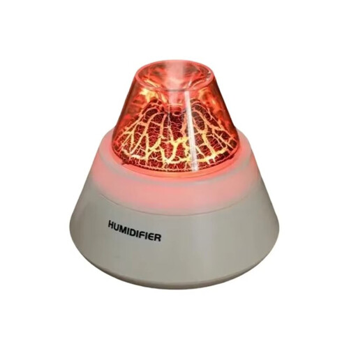 Volcanic Fragrance Diffuser Ultrasonic Humidifier Home Flame Aroma Diffuser LED Light Essential Oil Diffuser Gift B 1