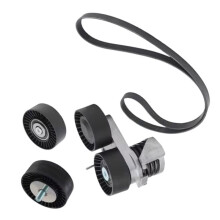 11287557851 4Pcs Belt Tensioner Pulley Set for E82 E88 135i E90 E91 E92 E93 335i N54 11287563927 7PK1855 11287556251