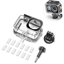 For Osmo Action 6 Waterproof Case 45M Diving Housing Protective Shell Underwater Protector Mount Cover Accessories