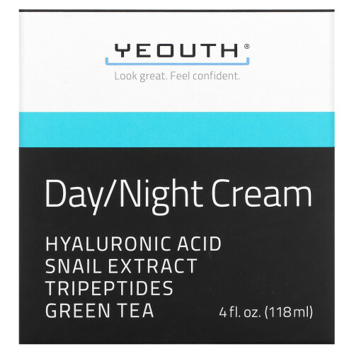 YEOUTH, Κρέμα Ημέρας/Νύχτας, 4 fl oz (118 ml) 1