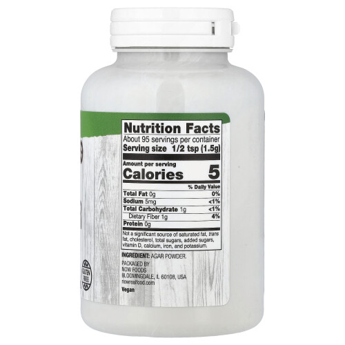 NOW Foods NOW Foods, Pó de Agar, 5 oz (142 g) 1