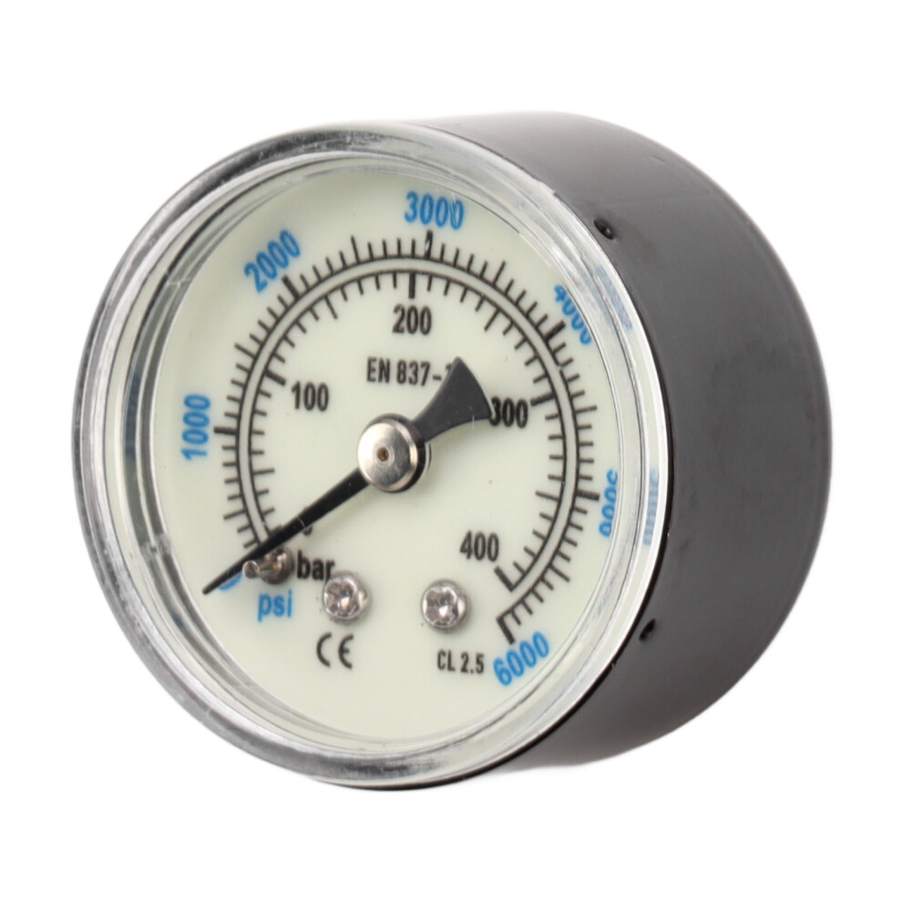 6000Psi Co2pressure Gauge1/8Npt Thread Air Pressure Gauge Double Scale Luminous Carbon Dioxide Meter 9061222568366