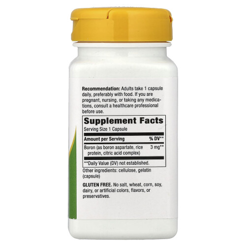 Nature's Way, Complex Bor, 3 mg, 100 Capsule 1