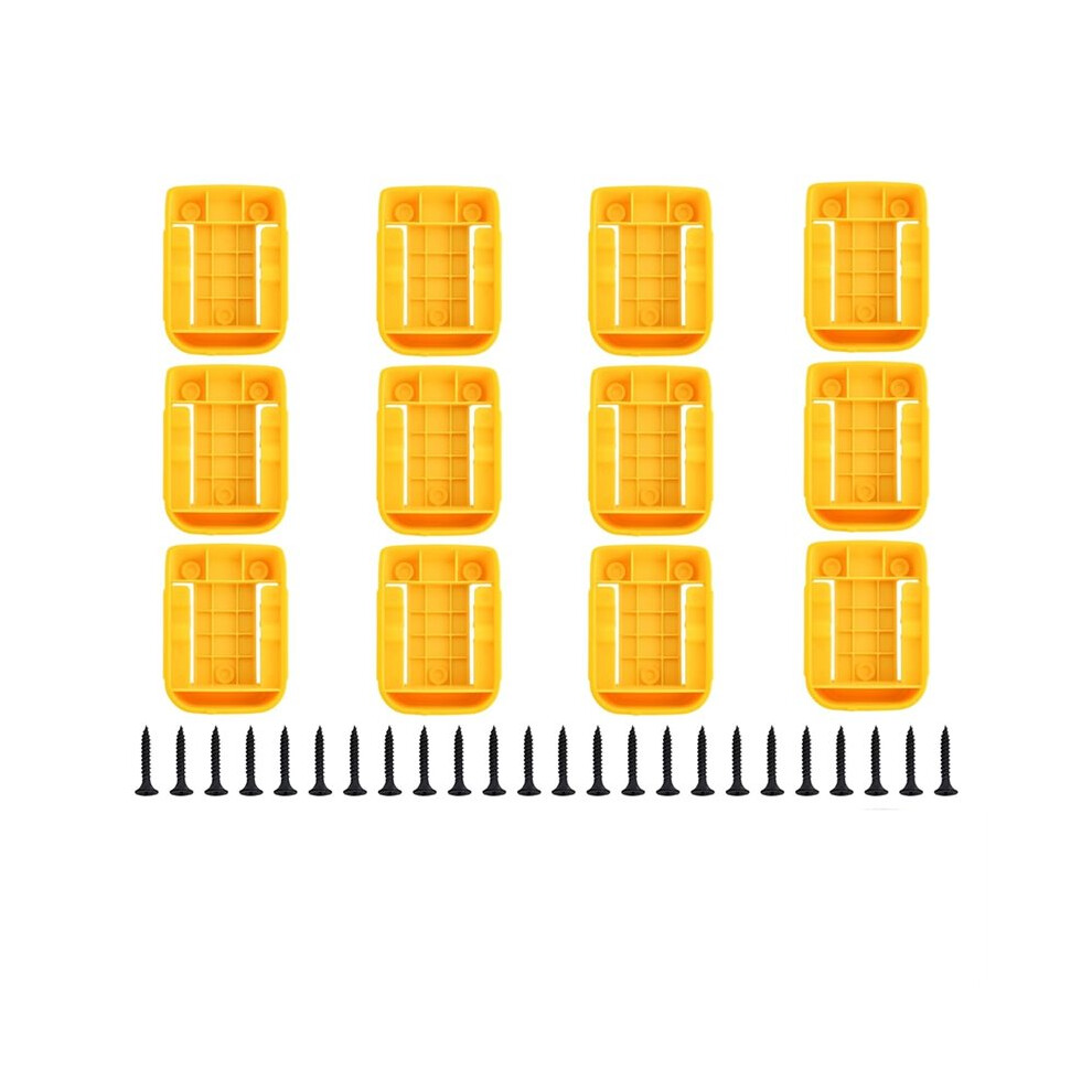 12 Pack Battery Holder For 20V Battery Mounts Dock Holder Fit For Dcb200 Dcb201 Dcb202 Dcb203 Dcb204 With Screws 6033113226863