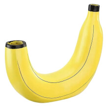 Banana Flower Vase Cute Banana Shape Tabletop Decorative Vase for Flowers Arrangement Living Room Bedroom Home Decor
