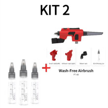 PT-AB Aerografo Senza Lavaggio per Strumenti di Verniciatura di Modelli In Scala Cambio Rapido Della Vernice Hobby Strumenti DIY