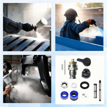 235014 Prime Spray Drain Valve Kit + 244194 Pump Repair Packing Kit, Compatible with 210/230/390/395/490/495/595